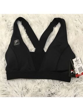 Fila Sport black workout cross back sport bra Woman’s size XS NWT